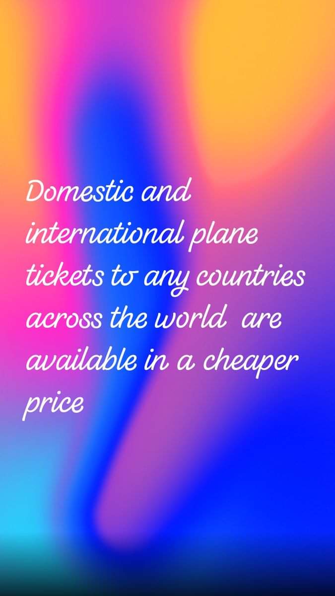 Cheap Domestic and international plane ticket